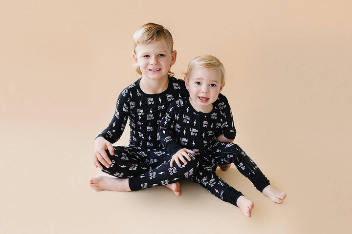 Bamboo Baby Boys' Zip Romper | Little Bro