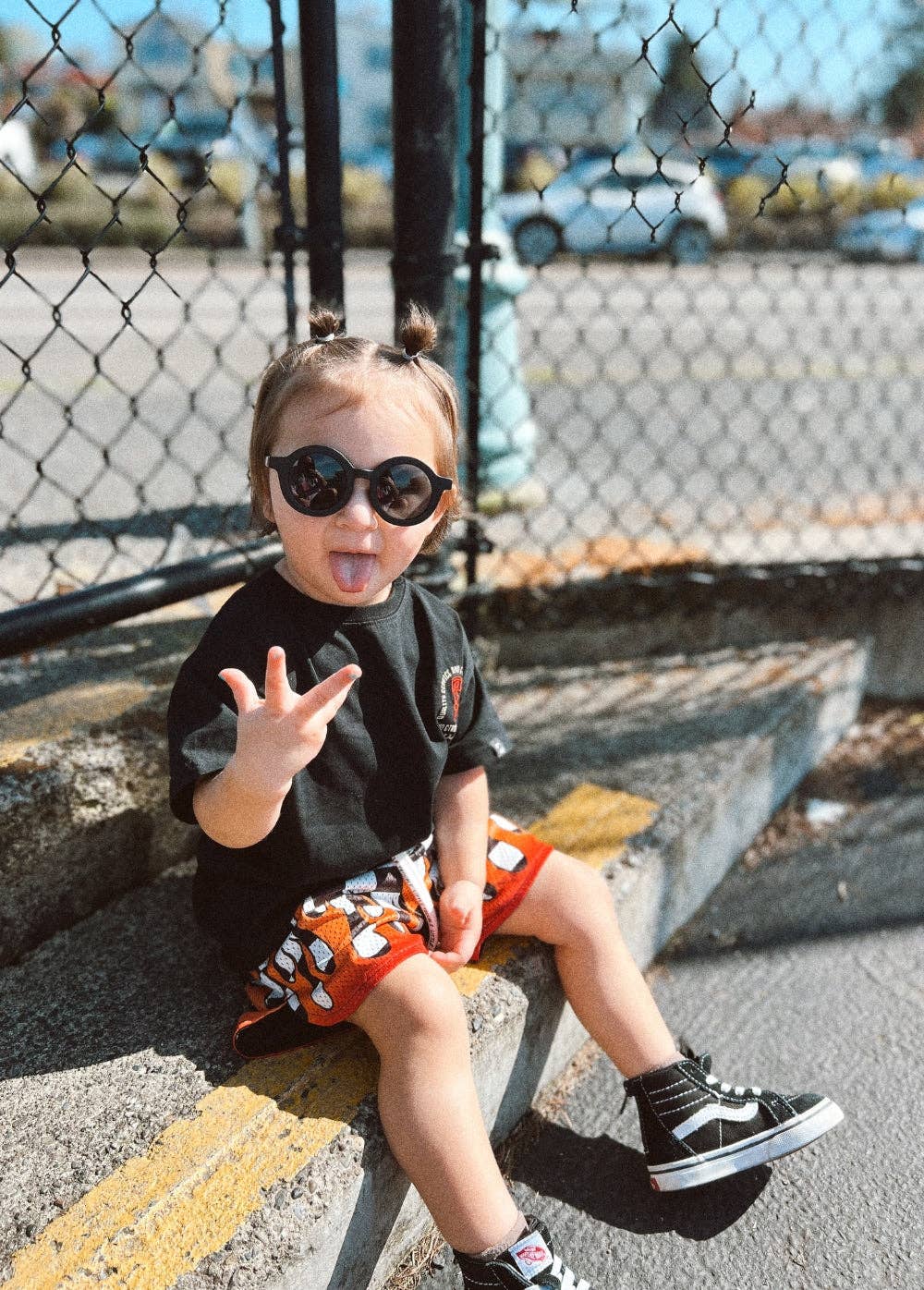 Heater Mesh Shorts Checkers Boys