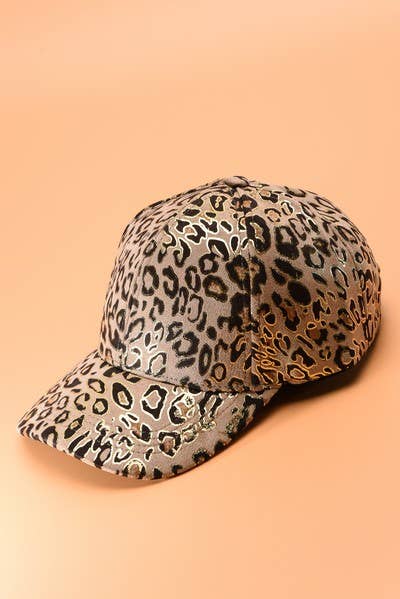 ANIMAL PRINT BASE BALL CAPS  | 40HW710: A