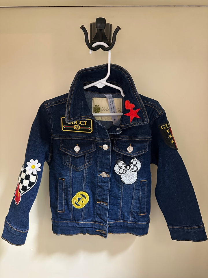 BOUGIE BABES GUCCI INSPIRED CUSTOM DENIM