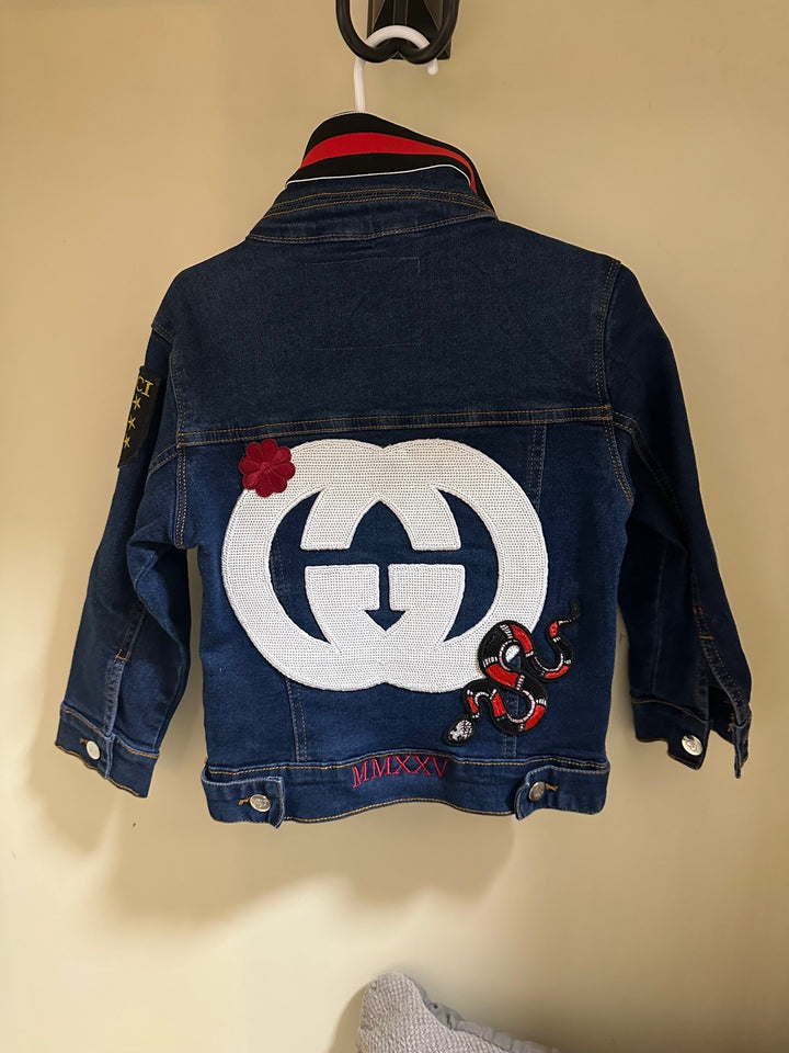 BOUGIE BABES GUCCI INSPIRED CUSTOM DENIM