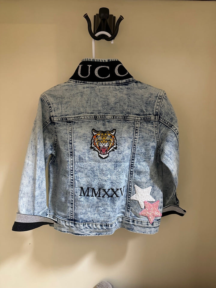 BOUGIE BABES GUCCI INSPIRED CUSTOM DENIM