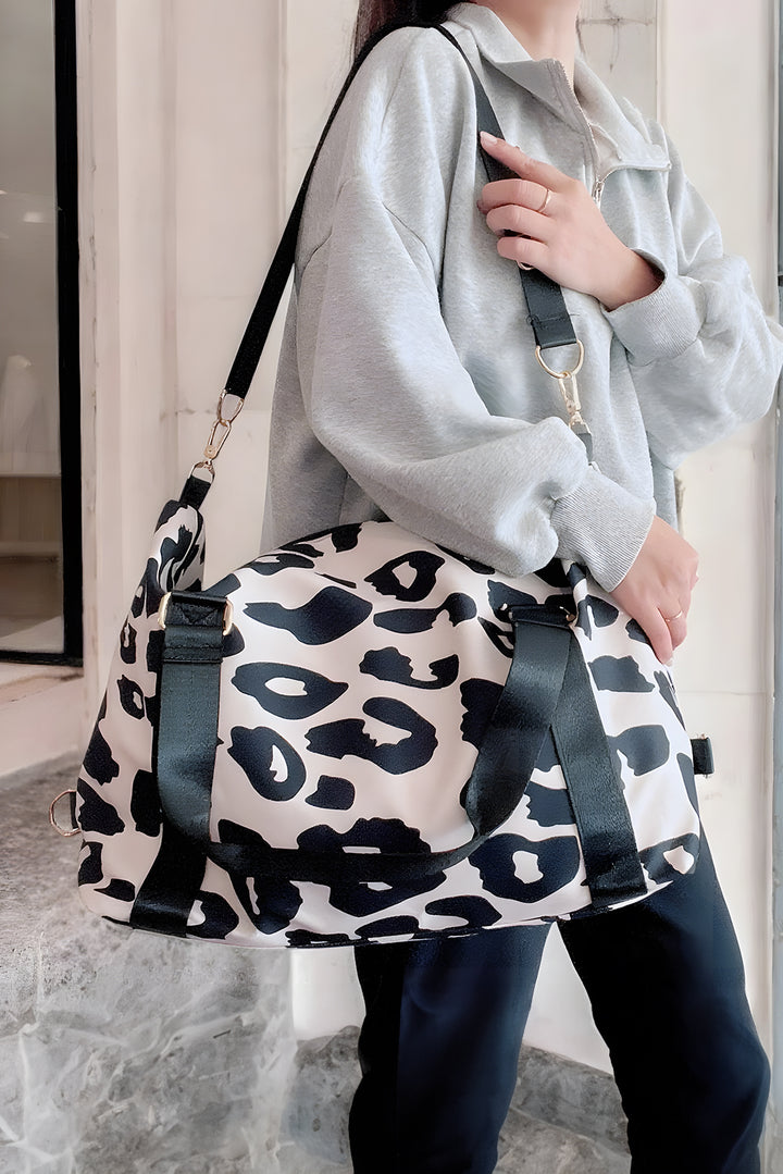 Leopard Travel Bag Black