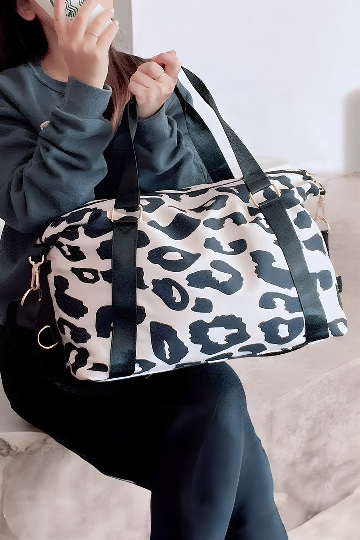 Leopard Travel Bag Black
