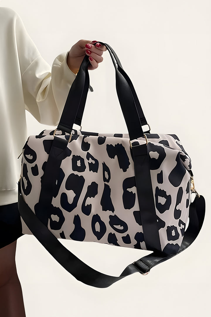 Leopard Travel Bag Black