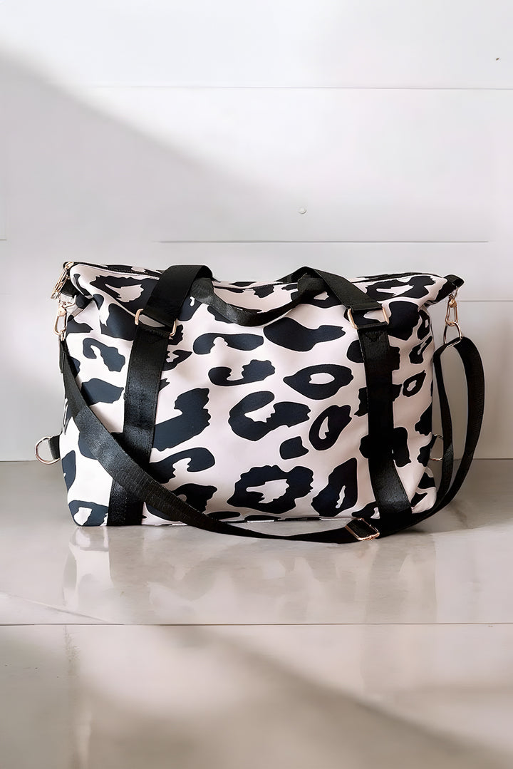 Leopard Travel Bag Black
