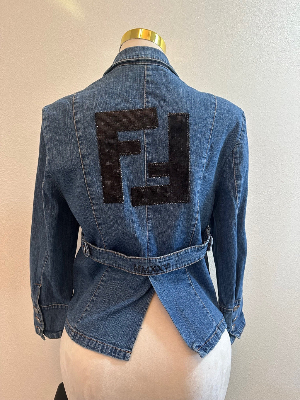 FENDI INSPIRED CUSTOM DENIM