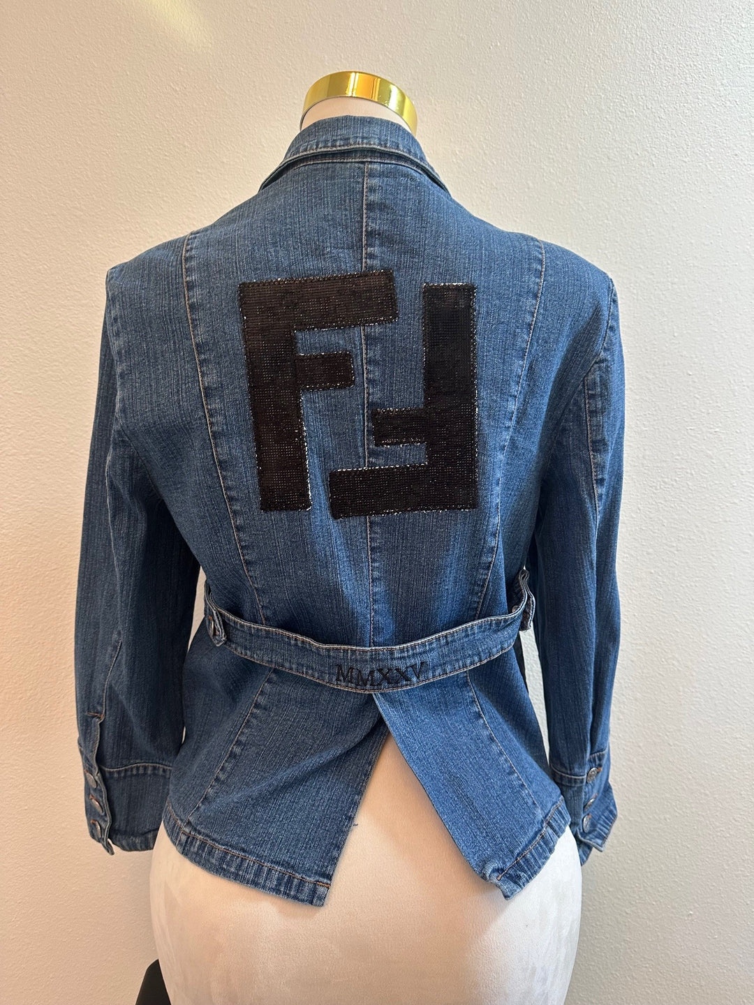 FENDI INSPIRED CUSTOM DENIM