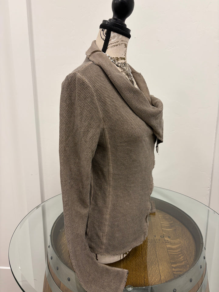Asymmetrical Top Taupe