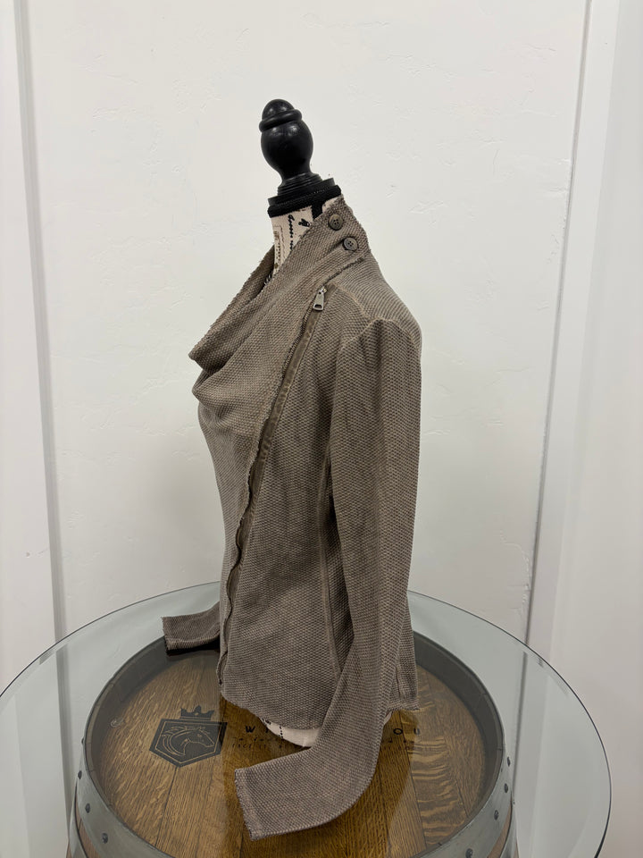 Asymmetrical Top Taupe