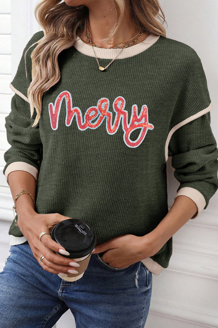 Merry Green Christmas Sweater