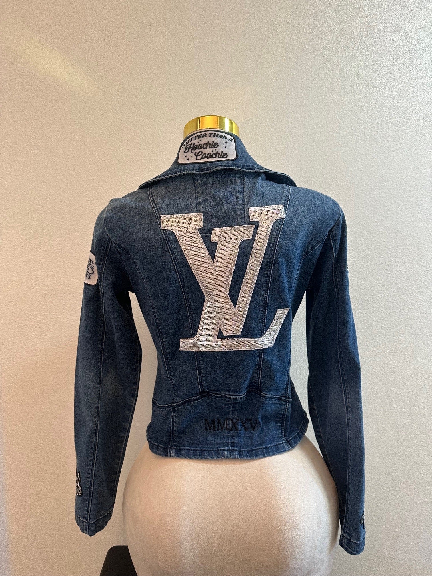 LOUIS VUITTON INSPIRED CUSTOM DENIM