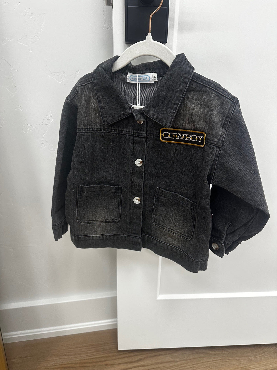 Custom Boys Denim Cowboy Jacket 3/5YR