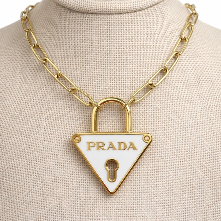 14k Gold Stainless Steel Designer Necklace