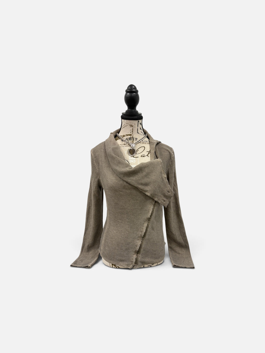 Asymmetrical Top Taupe