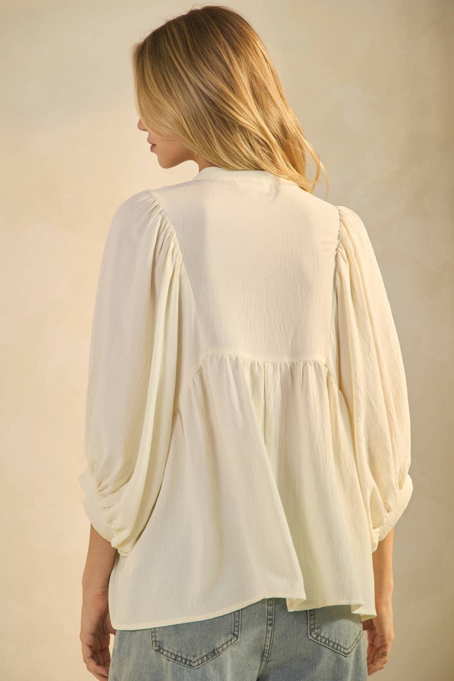Flowy Blouse: Ivory