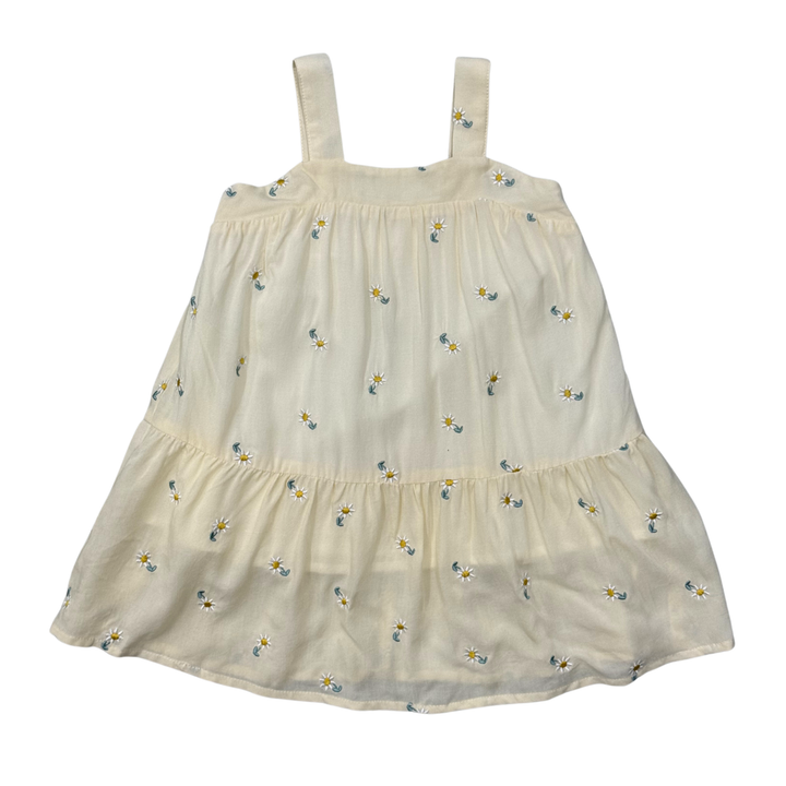 Babysprouts Wide Strap Dress: Embroidery Floral