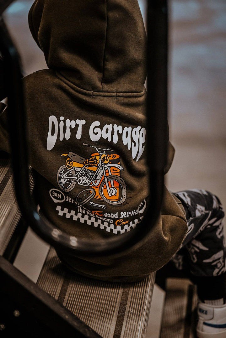 Dirt Garage - Boy's Hoodie
