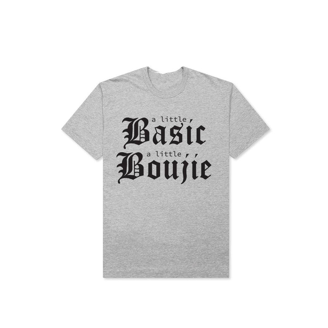 BASIC BOUJIE GRAPHIC WOMEN T-SHIT TOP: BLUSH / S