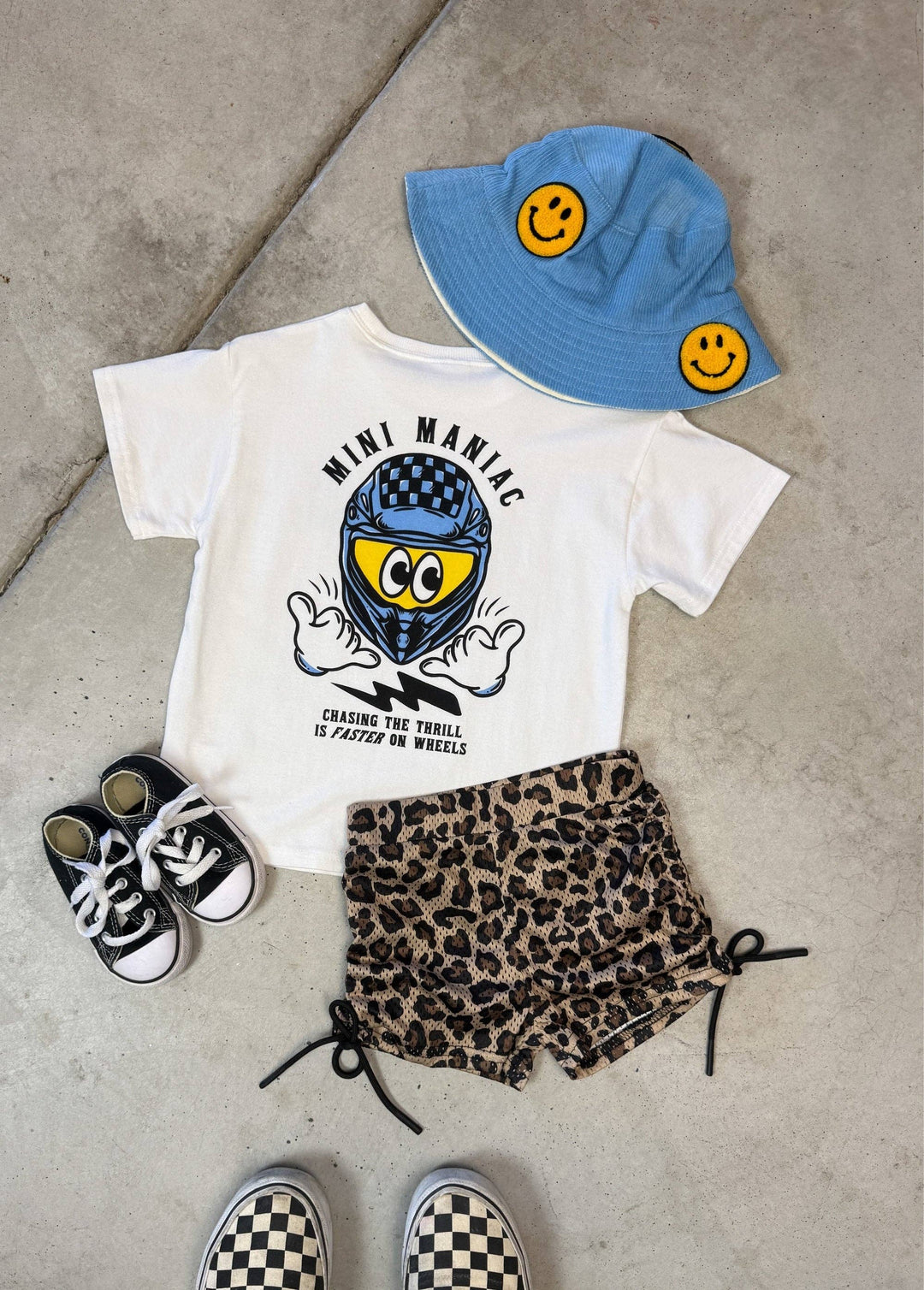 Leopard Girls Mesh Shorts