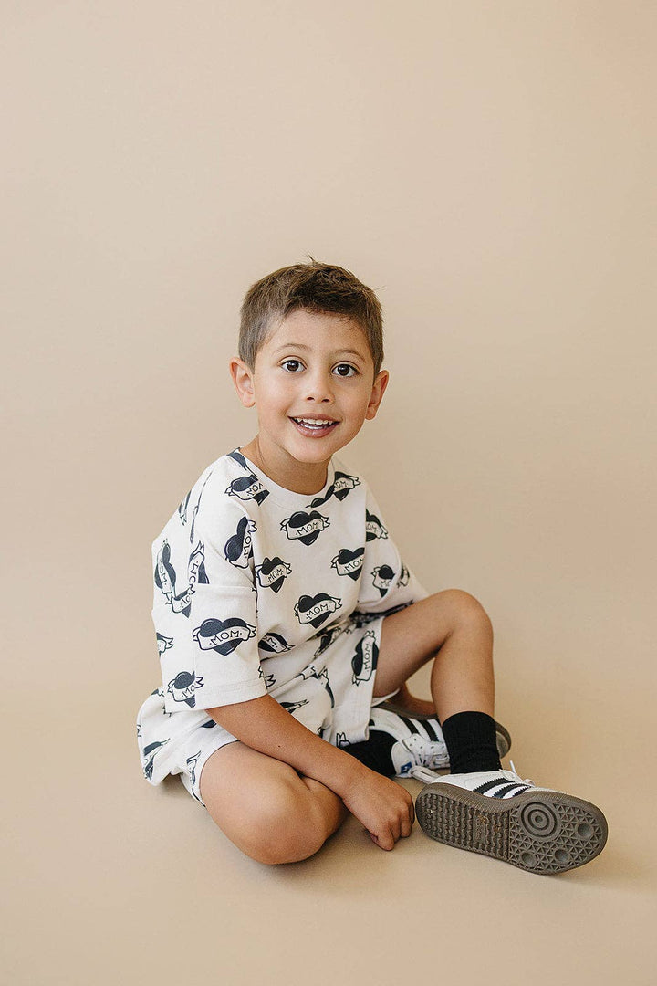 Boys Shorts Set | Mom tattoo