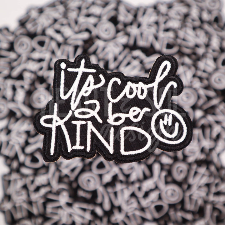 COOL 2 BE KIND patch: Black