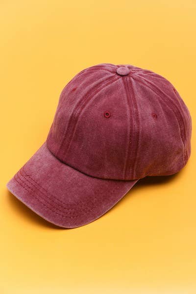 VINTAGE WASHED BASEBALL CAP 40HW702: Washed Military