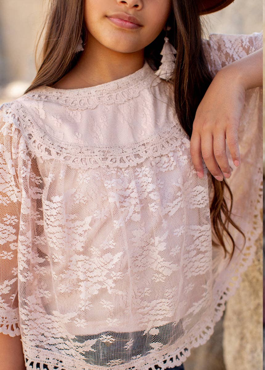 Kid's Eri Top in Lilac