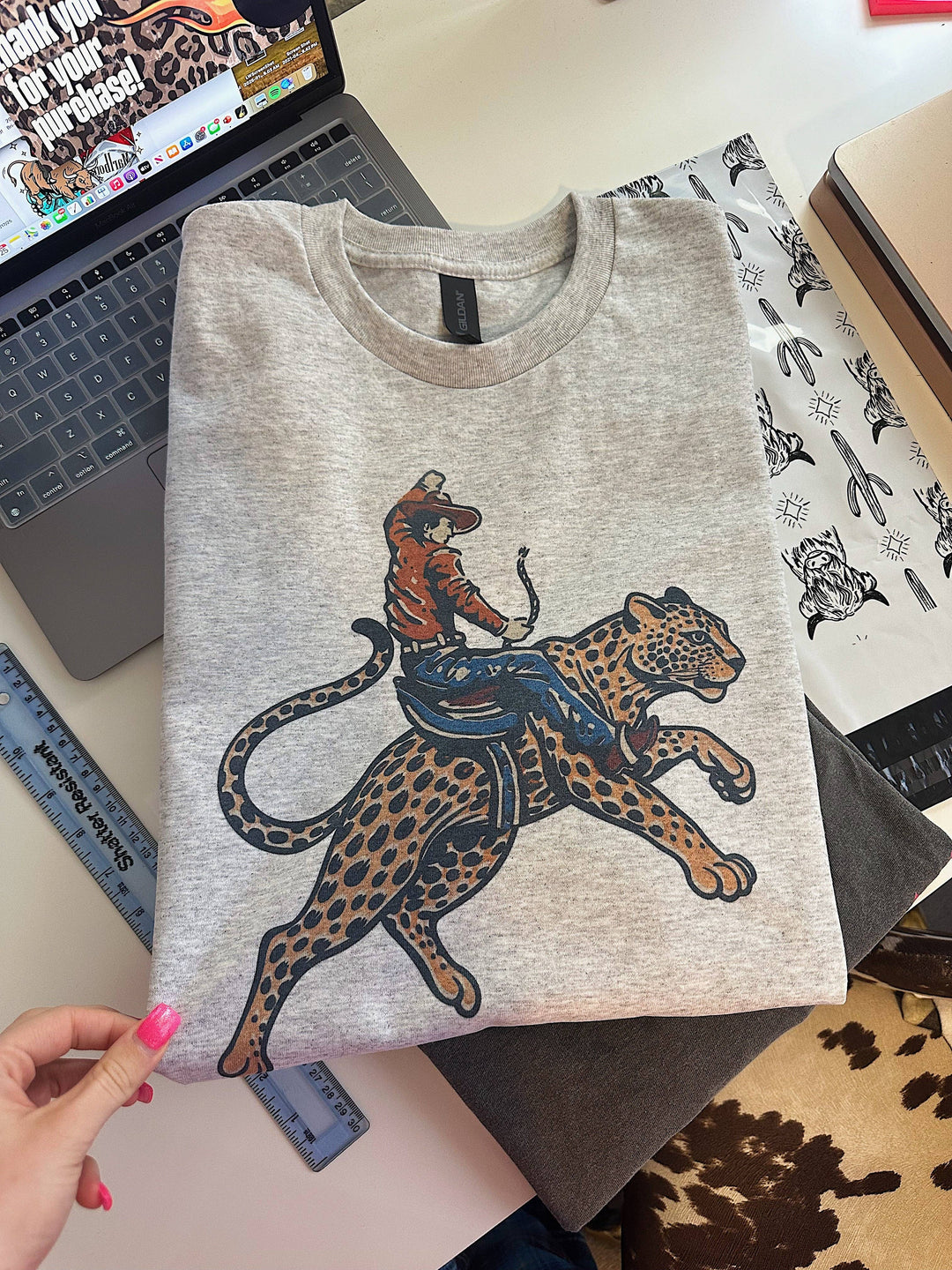 Cowboy Jaguar Tee