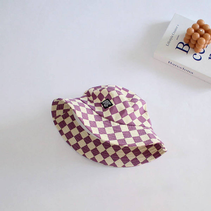 KID'S CHECKERBOARD BUCKET HAT