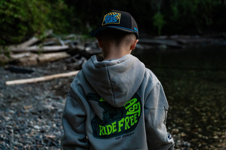 Live Fast Ride Free - Boy's Hoodie