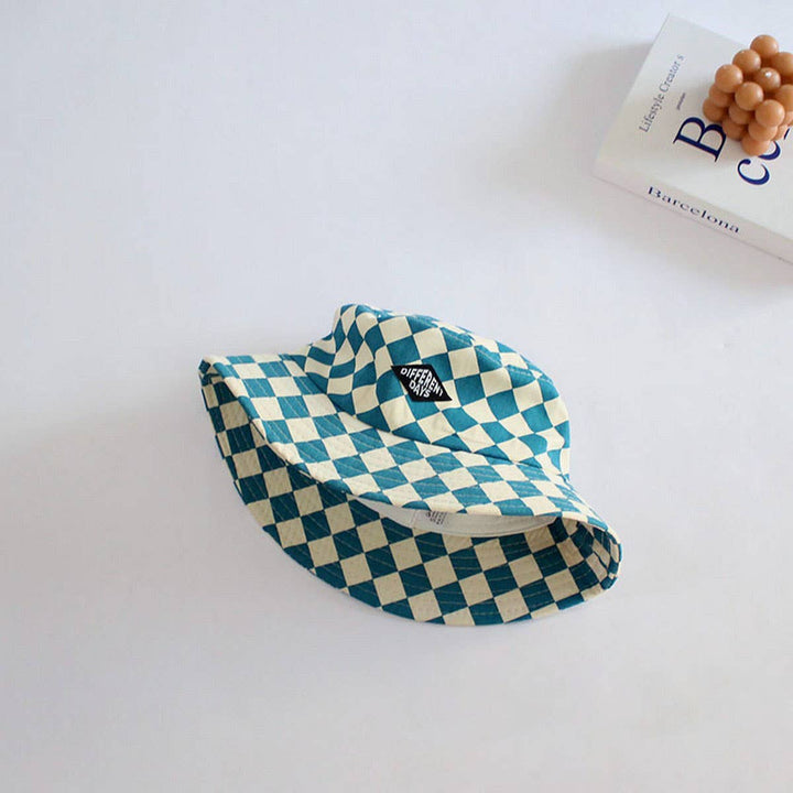 KID'S CHECKERBOARD BUCKET HAT