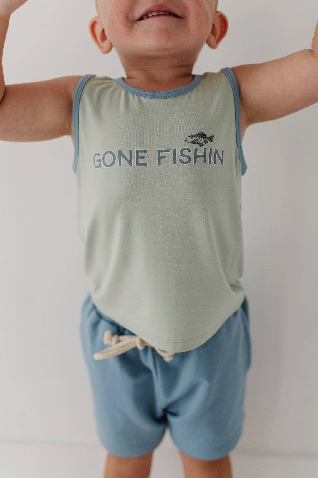 Babysprouts Boy's Everyday Shorts: Storm Cloud