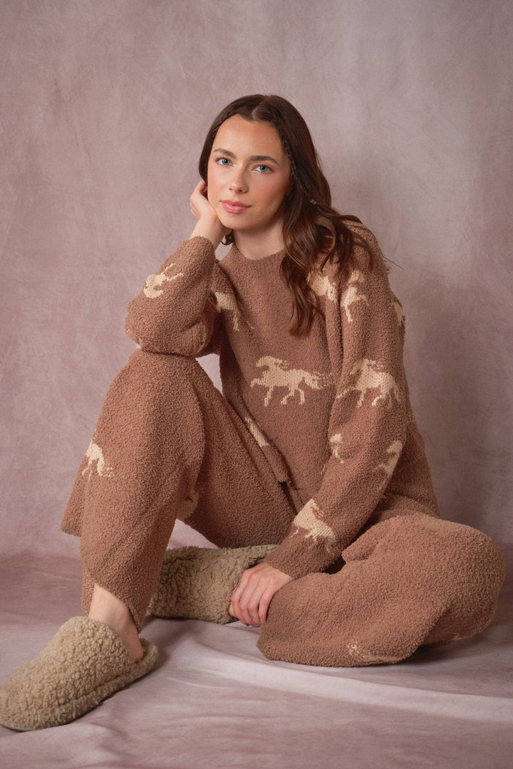 Horse Sweater Lounge Set