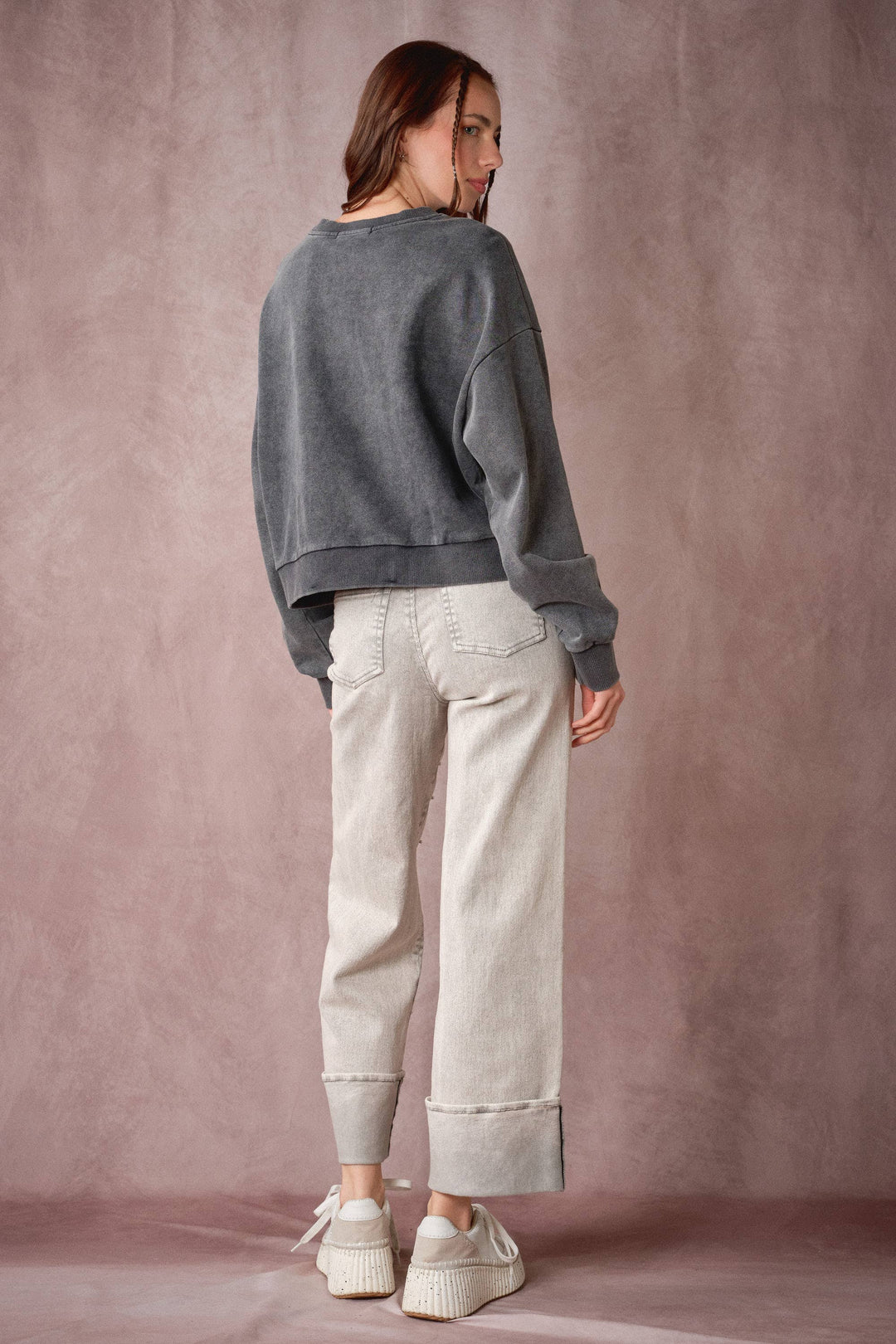 Western Horseshoe Mineral Wash Sweatshirt