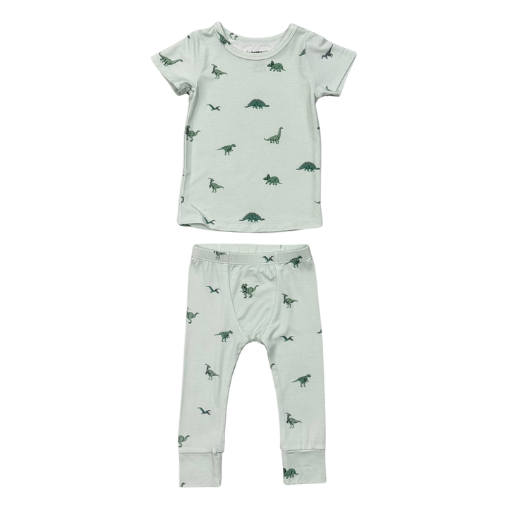 Babysprouts Short Sleeve Lounge Set: Dirt Bikes