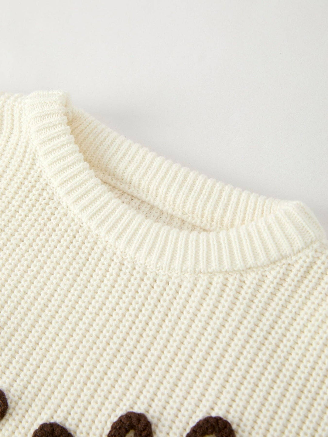 Christmas Girls White Elk Pullover Sweater: 18M