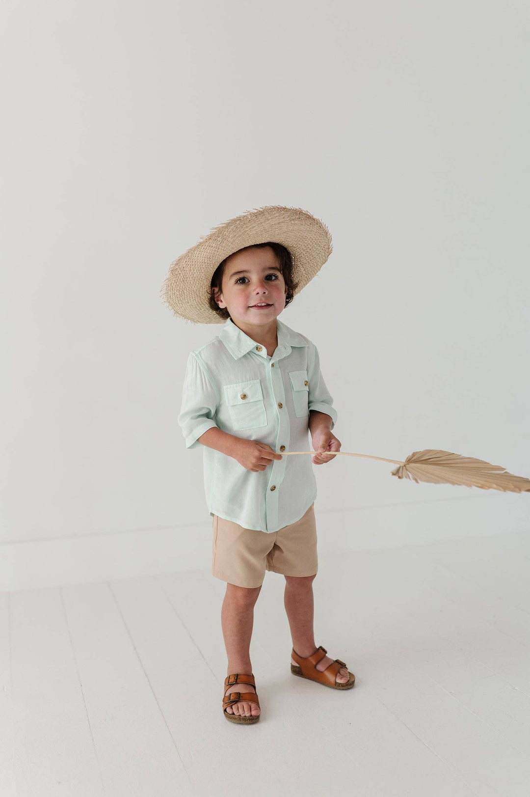 Babysprouts Boy's Dressy Shorts: Khaki