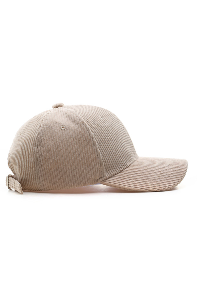 Corduroy Baseball Cap Unisex Winter Warm Outdoor_CWAH0517: GREY / (OS) 2