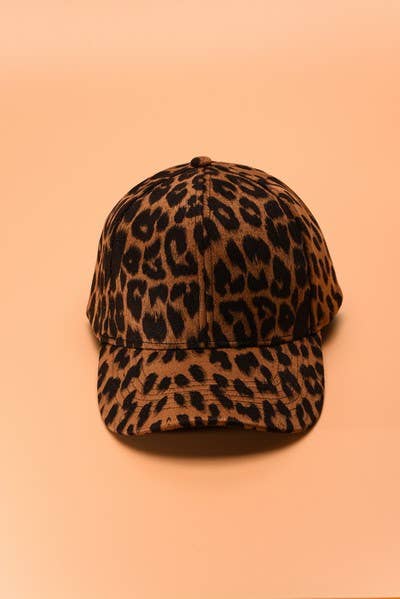 ANIMAL PRINT BASE BALL CAPS  | 40HW710: E