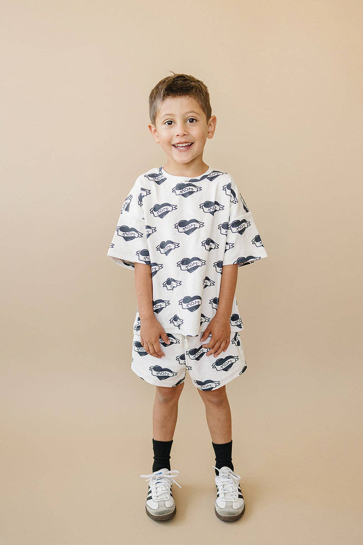 Boys Shorts Set | Mom tattoo
