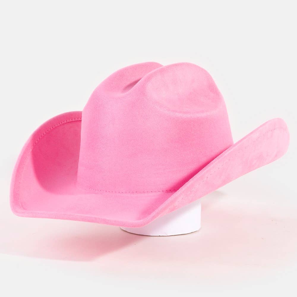 Solid Color Western Cowboy Hat: BL