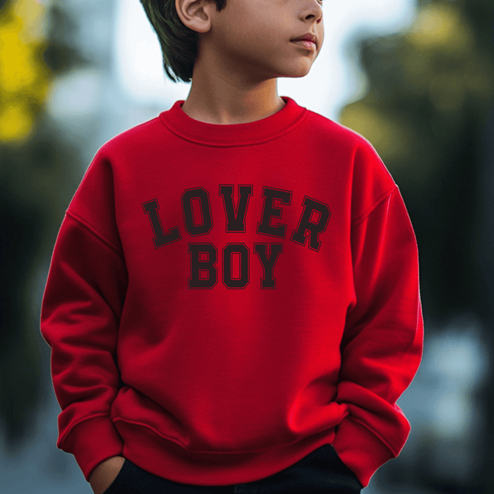 Lover Boy ♥️ Toddler & Child Sweatshirt: White / 4T