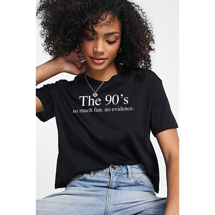 THE 90S GRAPHIC Women T-shirt: WHITE / L