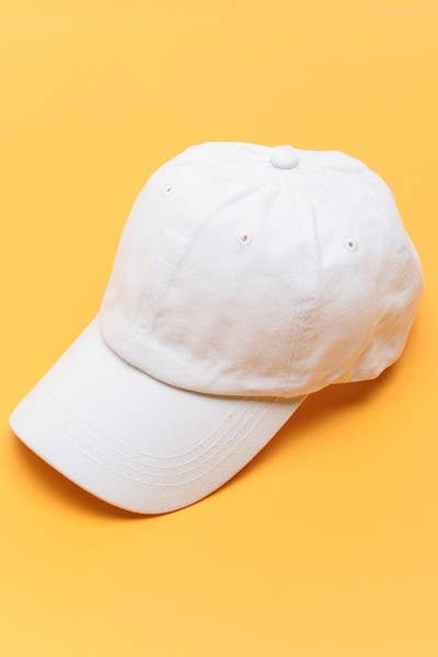 VINTAGE WASHED BASEBALL CAP 40HW702: Washed Military