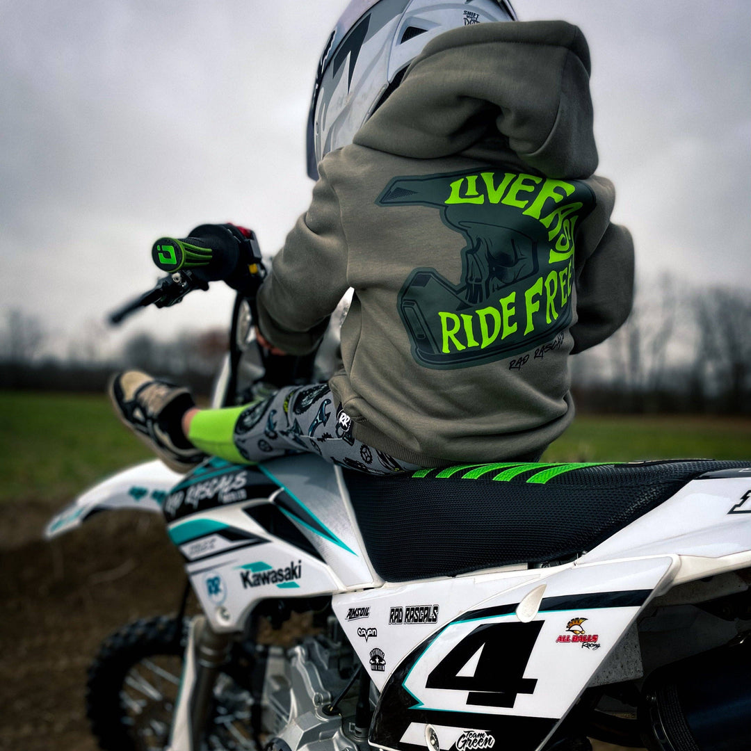 Live Fast Ride Free - Boy's Hoodie