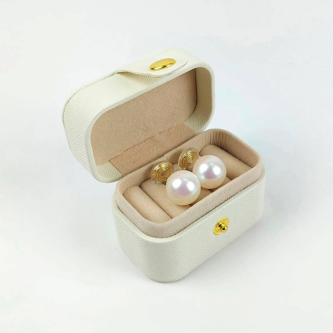 Portable Mini Vegan Leather Ring Jewelry Storage Gift Box