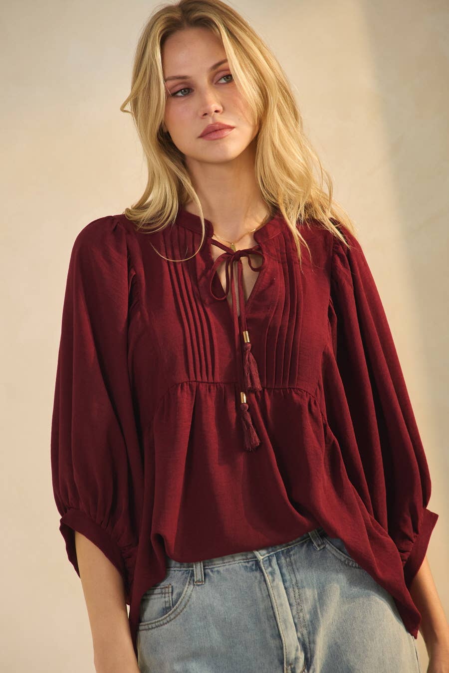 Flowy Blouse: Ivory