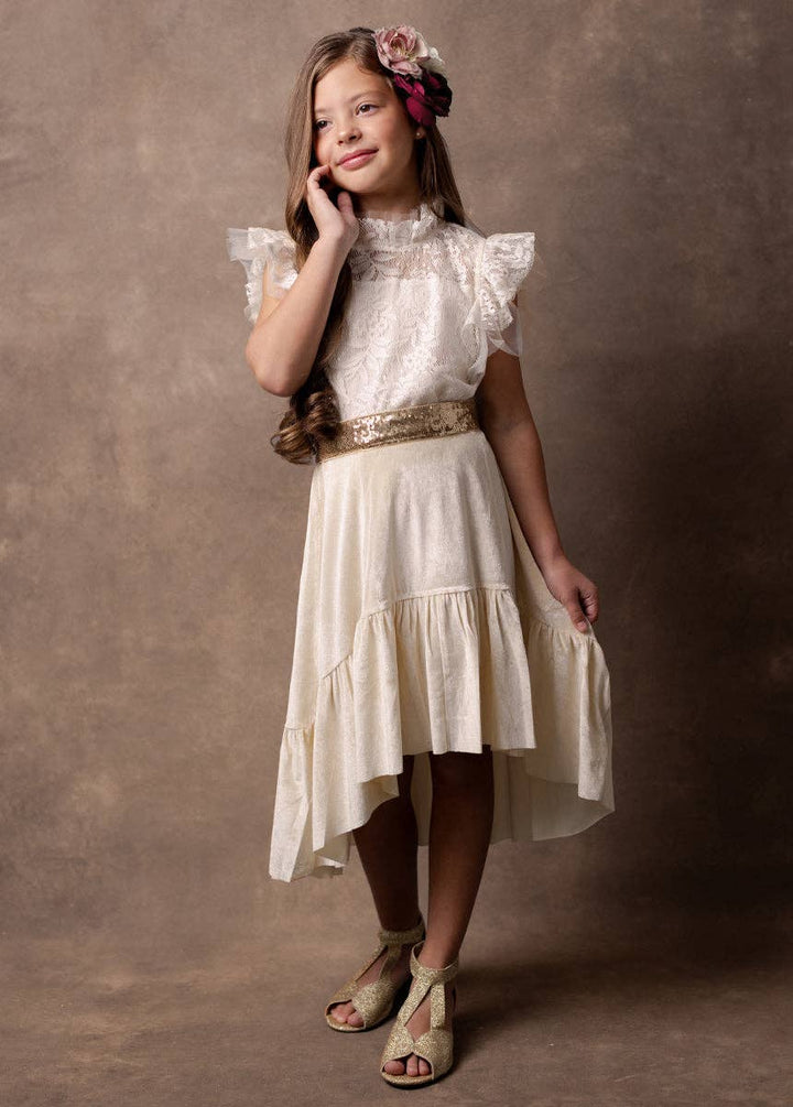 Anouk Top in Cream Lace
