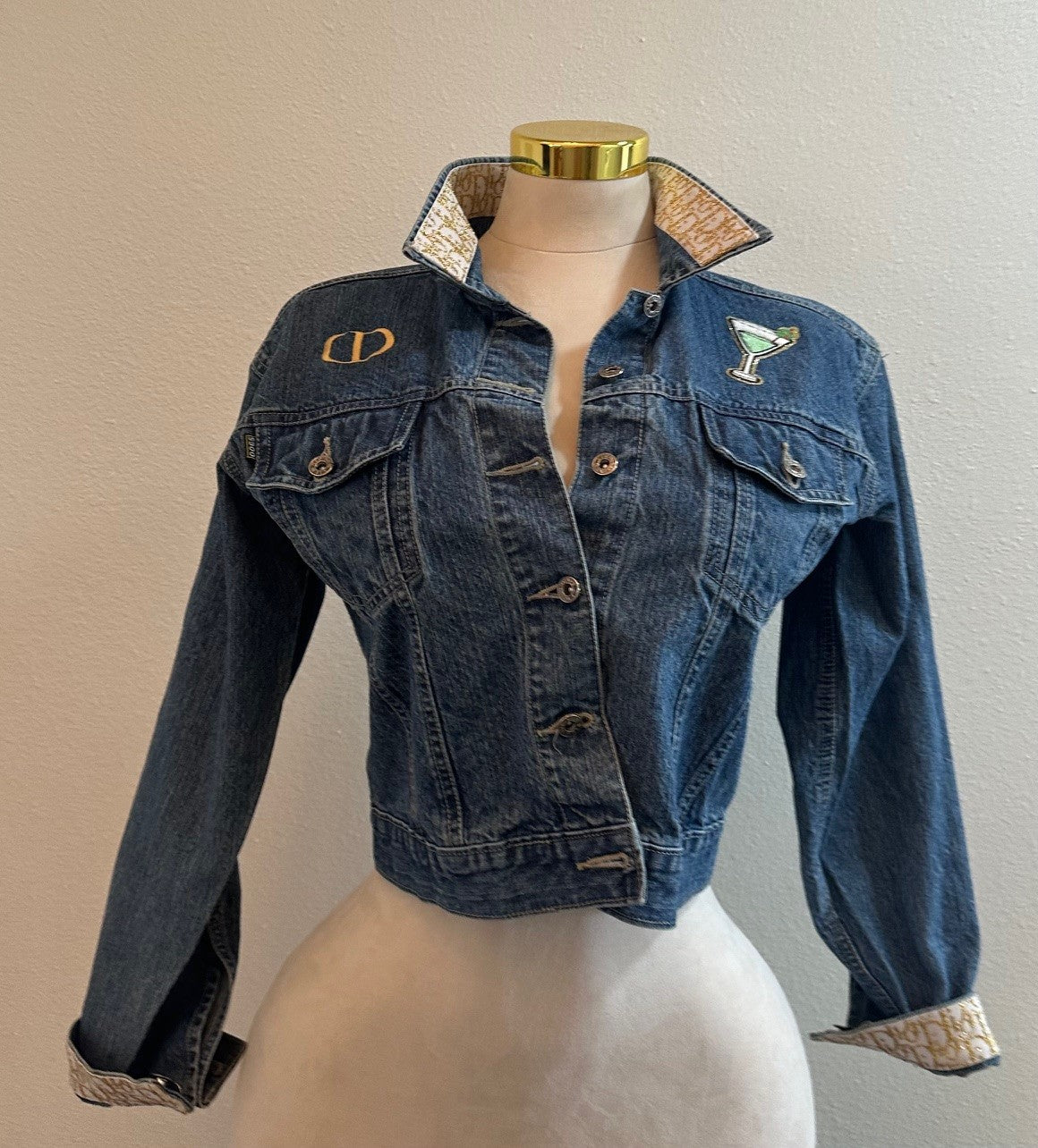 CHRISTIAN DIOR INSPIRED CUSTOM DENIM